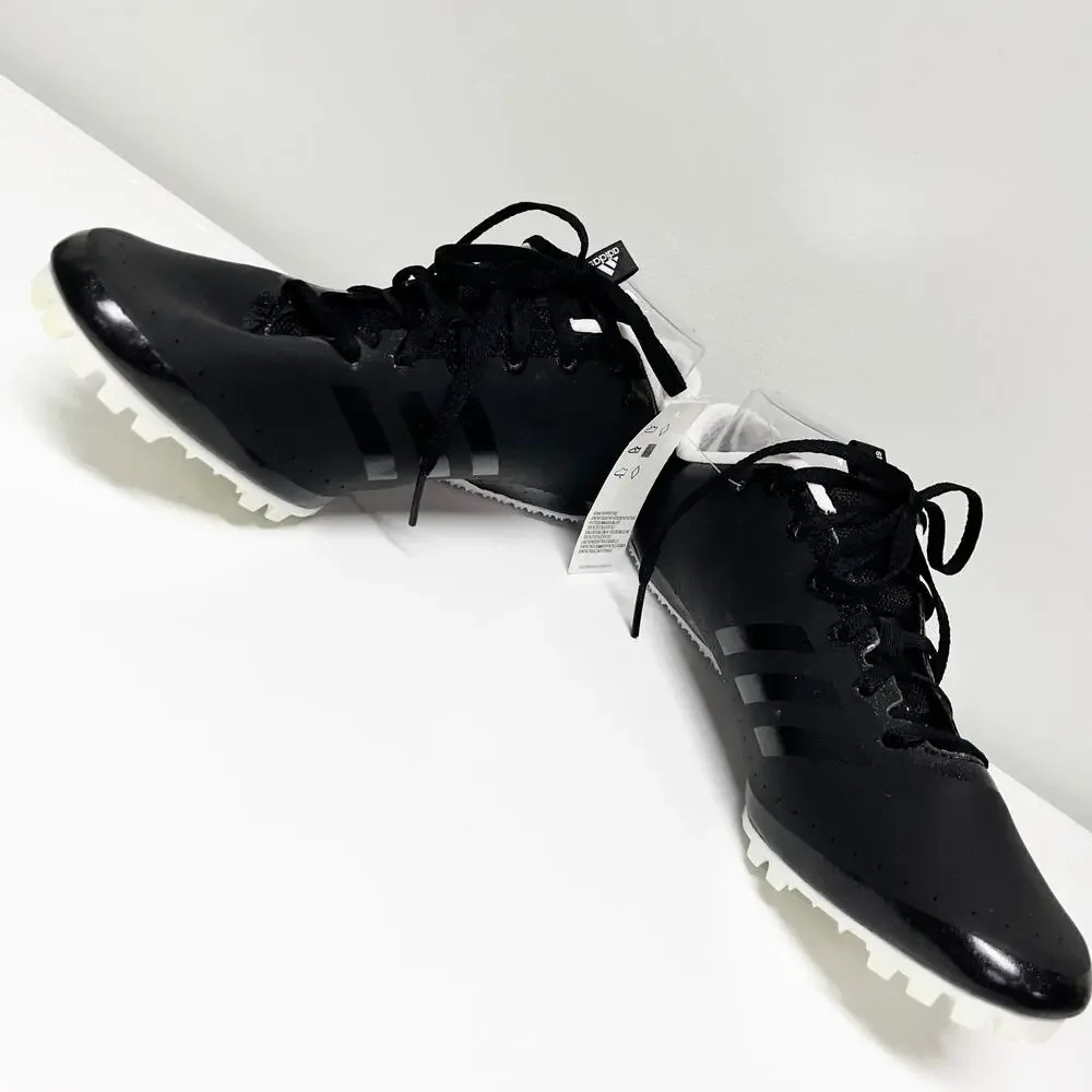 Adidas Sprintstar Track & Field Black Sprinting Spikes Mens Shoes Size 5.5